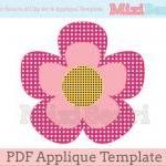 Flower Applique Template PDF
